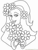 Coloring Pages Printable Girly Kids Popular sketch template