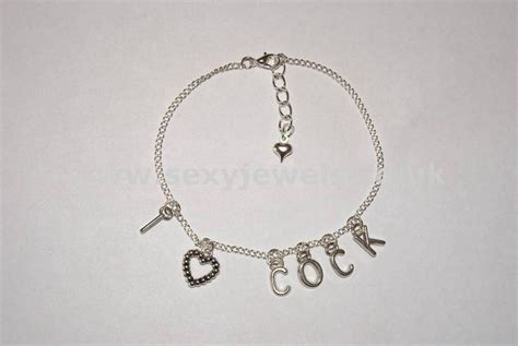 I Love Cock Anklet Premium Ankle Chain Jewellery Fetish Etsy