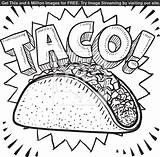 Taco Coloring Entitlementtrap sketch template