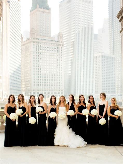 don t miss these 22 black bridesmaid dresses for your fall