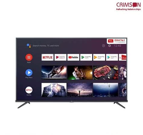 pe tcl  ultra hd smart certified android led tv screen size  cm  inches  rs