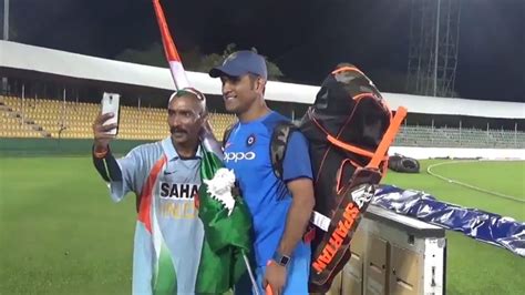 watch video adorable fan moments of ms dhoni iwmbuzz