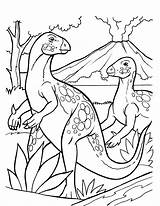 Coloring Paleontologist Getdrawings Dinosaur Dinosaurs sketch template