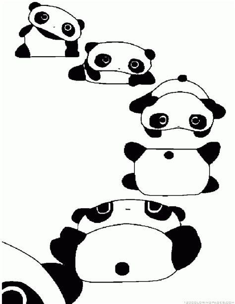 panda coloring pages part