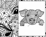 Zentangle sketch template