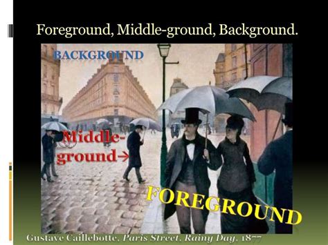 foreground middle ground background space pinterest artists