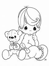 Coloring Baby Boy Pages Drawing Library Clipart Precious Moment Angel sketch template