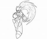 Megaman Zero Coloring Pages Capcom Marvel Vs Template Printable Sketch sketch template