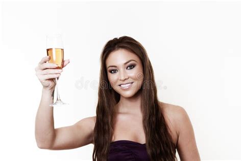good party stock image image  glass excited eyes