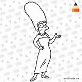 Marge Simpson Draw Drawing Simpsons Kids Drawings Coloring Characters Character Paintingvalley Along Hope Going Follow Re sketch template