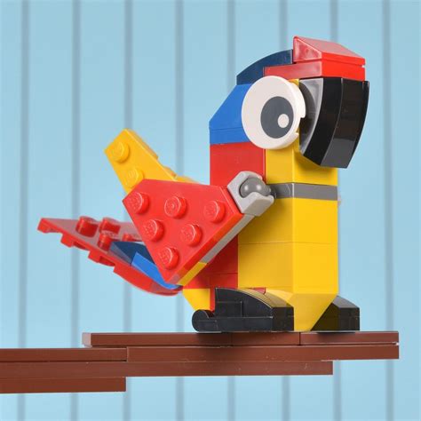 parrots lego animals lego creations legos