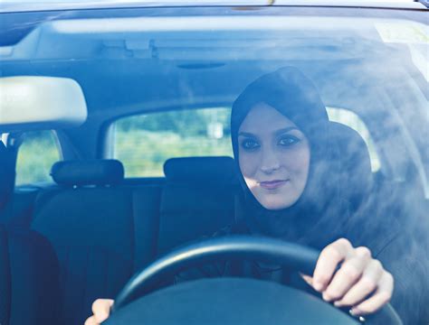 Woman Driving Car Arabic Hijab News Global Trade Review Gtr