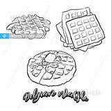 Waffles sketch template