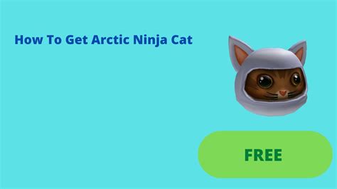 How To Get Arctic Ninja Cat On Roblox Youtube