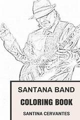 Santana Loudlyeccentric Paperback Guitarist Samba sketch template