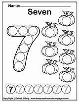Marker Kids Pumpkins Toddlers Math sketch template