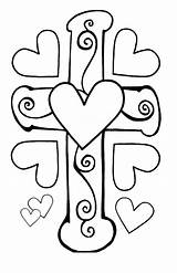 Coloring Valentine Pages Christian Printable Color Getcolorings sketch template