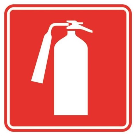 label fire extinguisher    mm signs