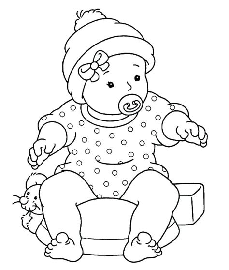 baby coloring pages  getcoloringscom  printable colorings