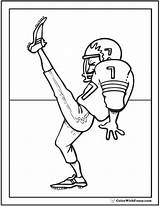 Football Coloring Pages Kick Kids Goal Over Print Colorwithfuzzy Pdf sketch template