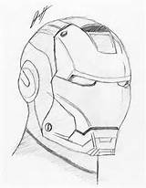 Iron Sketch Man Drawing Helmet Mask Face Drawings Cool Cosplay Sketches Easy Roadhouse Hunter Paintingvalley Deviantart Awesome Getdrawings Make Collection sketch template