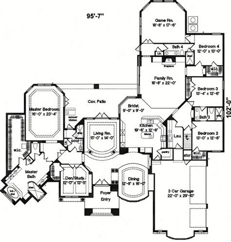 story luxury house plans luxury style house plans  square foot home  st