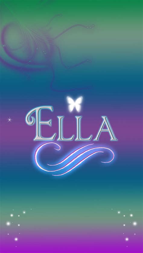 Ella Name Art Digital Art By Becca Buecher