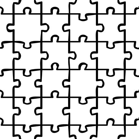 pics   jigsaw puzzle template vector