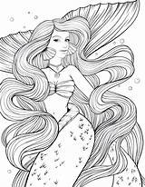 Cartoon Mermaids 5x11 Vendido sketch template