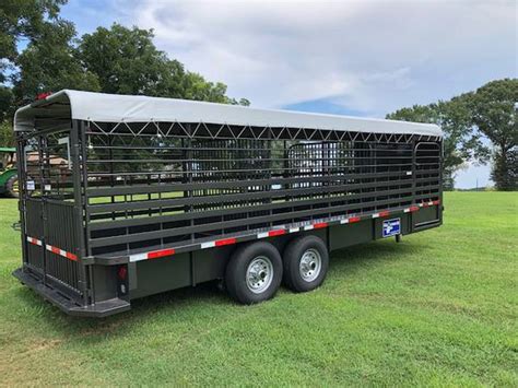gooseneck     steel livestock livestock trailer