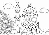 Ramadan Malvorlagen Moschee sketch template