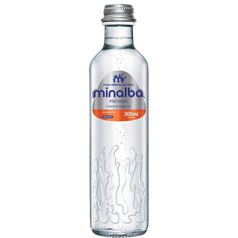 agua mineral minalba premium  gas ml apoio entrega