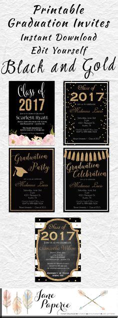 graduation party invitations printed printable summer college high school kindergarten