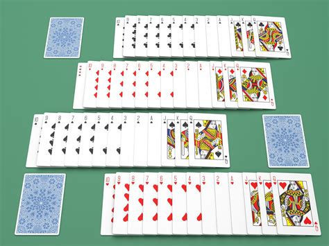 3d playing cards diamonds cgtrader