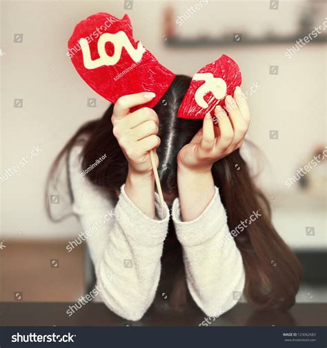 lonely sad girl  broken heart stock photo  shutterstock