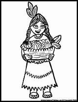 Thanksgiving Coloring Pages Indian Girl Printouts Corn Rapids Worksheets Kids Activities Native American Turkey Crafts Book Printables Harvest Sheets Designlooter sketch template