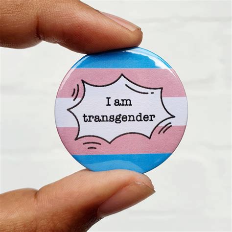 i am transgender pin badge sexuality and gender pin lgbt etsy