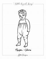 Napa Solano Coloring Baby sketch template