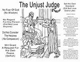 18 Judge Luke Unjust Jesus Christ Prayer Children James Kjv Widows Version Revelation sketch template