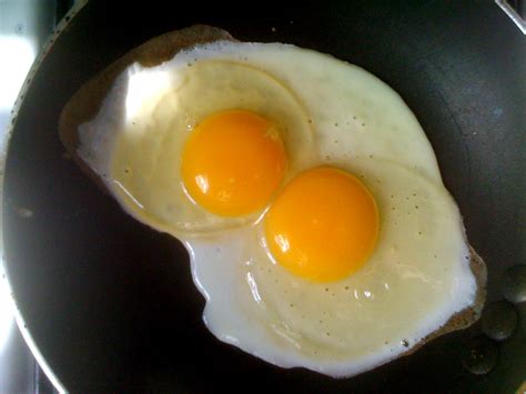 fried egg supernova two eggs frying in the same pan