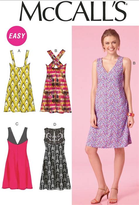 Pullover Sundress Pattern Easy Summer Dress Pattern