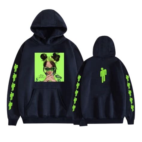 billie eilish merch hoodie pullover oversized hoodie hip hop hoodies men streetwear sweatshirt