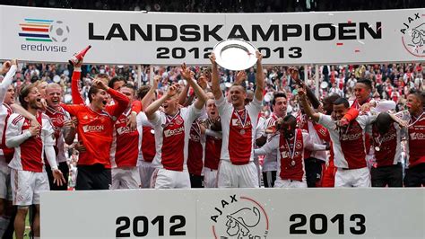 ajax win  consecutive dutch eredivisie title    thrashing  willem ii football