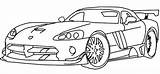 Coloring Pages Car Dodge Race Srt Viper Ram Coloringsky Cars Printable sketch template