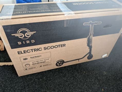 renewed bird es  electric scooter  mph dual battery  mile range  sale  ebay