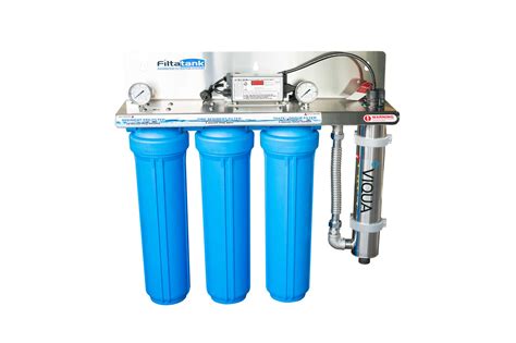 triple cartridge rainwater filtration system  uv  tank doctor