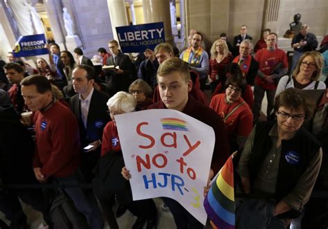 judge strikes down indiana ban on gay marriage the columbian