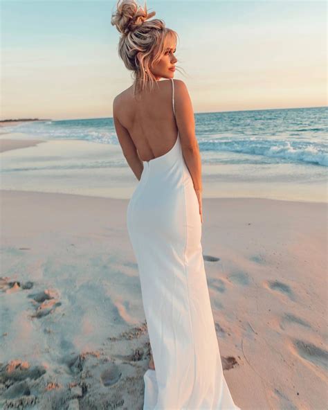hilde osland sexy beach photo braless white dress hot celebs home
