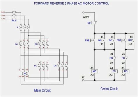 wiring diagram  reverse contactor