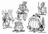 Asterix Coloring Obelix Pages Popular Coloringhome sketch template